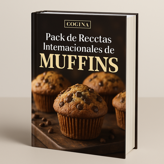 Pack de Recetas Internacionales de Muffins: Amplía tu menú con recetas exclusivas y conquista más paladares